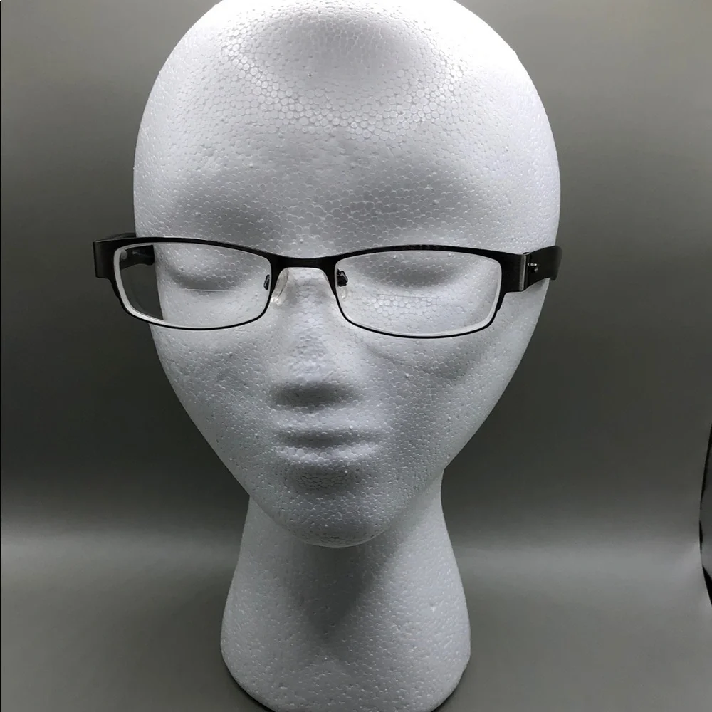 Randolph Ellsworth Silver Brown Rectangular Eyeglasses Frame 51-18 140 Japan